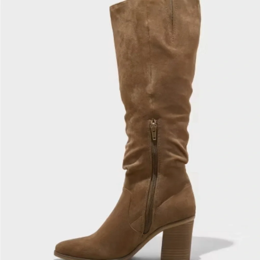 Brown Knee-High Women's Boots - Picture 2 of 4